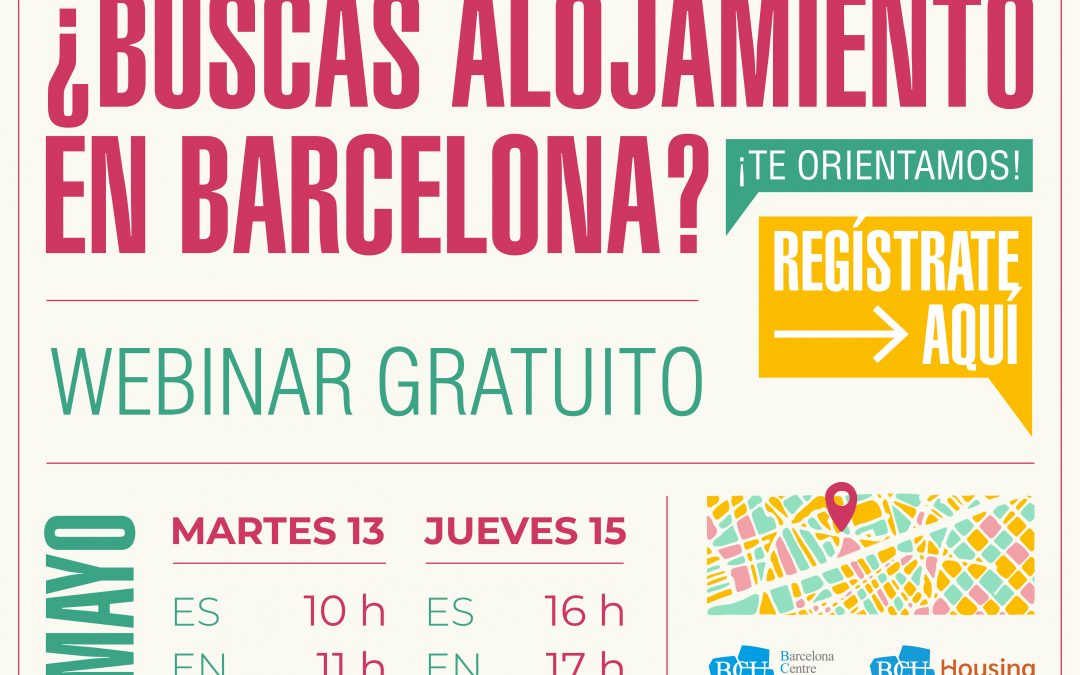 Webinar ‘¿Buscas alojamiento en Barcelona? ¡Te orientamos!’