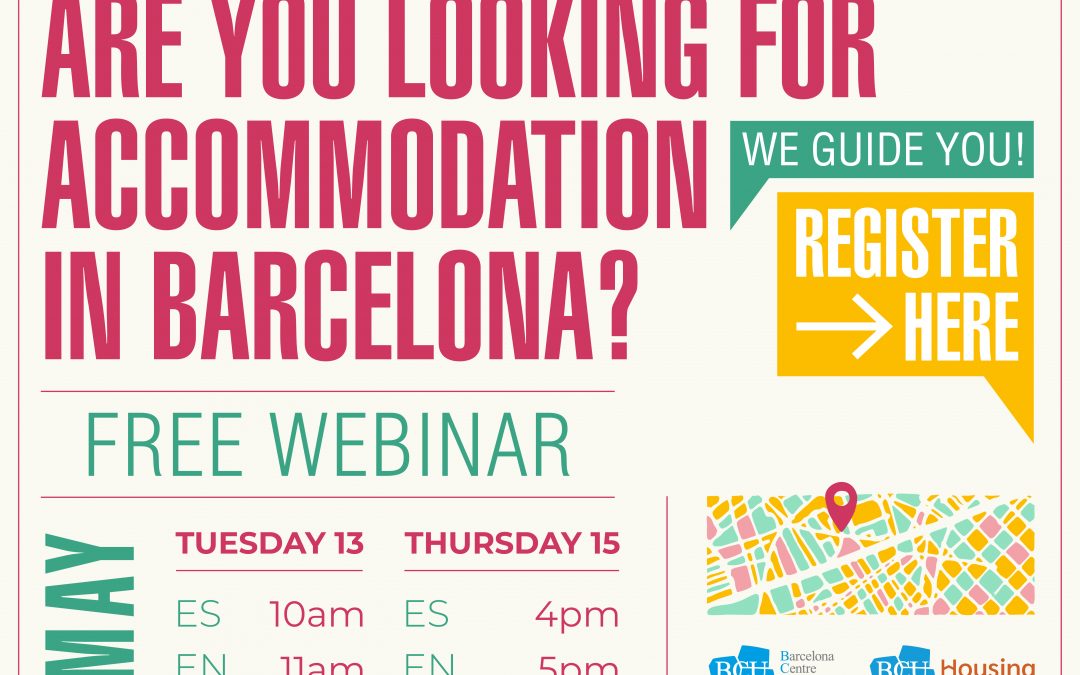 Webinar ‘Are you looking for accommodation in Barcelona? We guide you!’